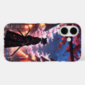 侍さくらんぼの花 Case-Mate iPhoneケース (裏面 (横))