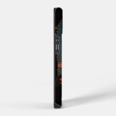 侍と巨大な蛇の戦い iPhoneケース (右側面)