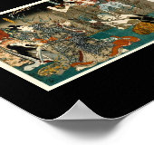 侍と幽霊、1800年代 ポスター (角)