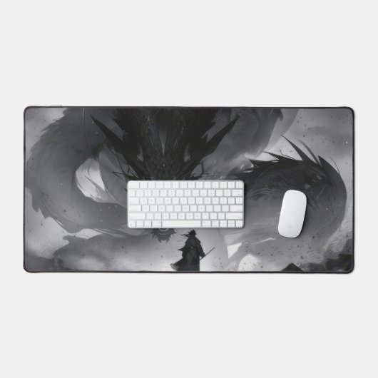 侍と龍 デスクマット (キーボード&マウス)