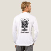 侍のドクロTシャツ トライブレンドＴシャツ (背面全体)