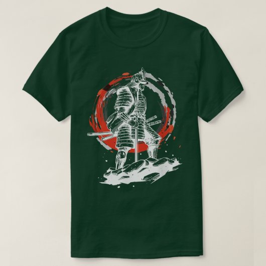 侍の剣サムライおもしろいギフト忍者愛好家 Tシャツ (デザイン正面)