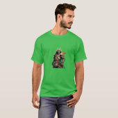 🗡️侍の名誉 – ヴィンテージ戦士Tシャツ🌸 Tシャツ (正面フル)