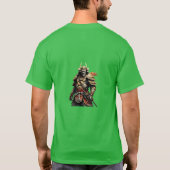 🗡️侍の名誉 – ヴィンテージ戦士Tシャツ🌸 Tシャツ (裏面)