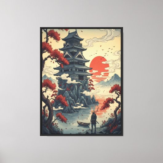 侍の夜明け キャンバスプリント (正面)