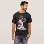 侍の女性 Tシャツ (正面フル)