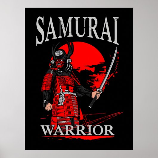 侍の戦士の刃:大胆な筆致の戦闘禁止 ポスター (正面)