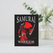 侍の戦士の刃:大胆な筆致の戦闘禁止 ポストカード (スタンド正面)