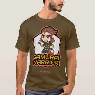 侍の戦士の衣装(2) Tシャツ