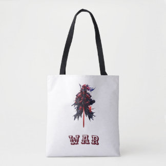 侍の戦士アートグラフィックTシャツ – tshart トートバッグ
