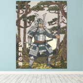 侍の戦士 キャンバスプリント (インサイチュ (ウッドフロア))