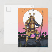 侍の戦士 ポストカード (正面/裏面)