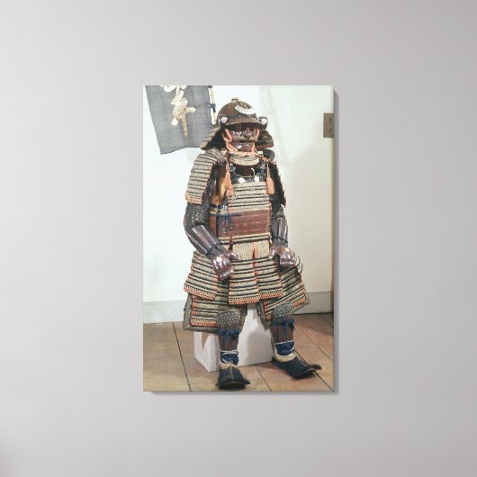 侍の武具 キャンバスプリント (正面)