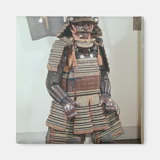 侍の武具 マグネット (正面)