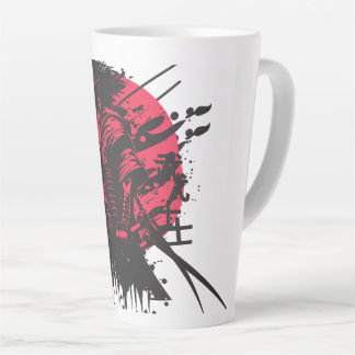 侍の武士マグカップ - 武士道コードデザイン カフェラテマグ