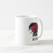 侍の武士マグカップ – 武士道コードデザイン コーヒーマグカップ (正面右)