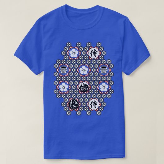 侍の浪人 Tシャツ (デザイン正面)