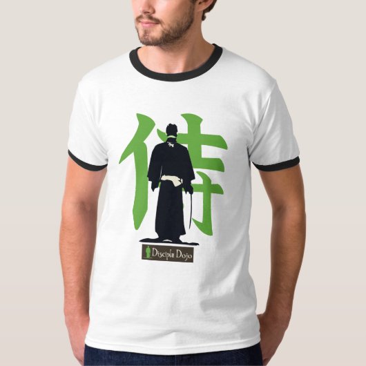 侍の漢字Tシャツ Tシャツ (正面)