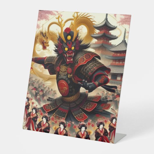 侍の精神 台座サイン (正面)
