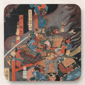 侍の英雄・源頼光ヴィンテージ コースター (正面)