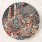 侍の英雄、源頼光 コースター (正面)