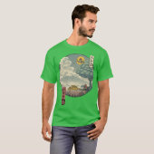 侍の街、侍の地 Tシャツ (正面フル)
