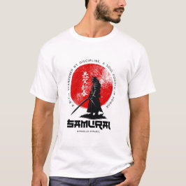 侍の鍛錬 戦士のTシャツ Tシャツ