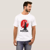 侍の鍛錬 戦士のTシャツ Tシャツ (正面フル)