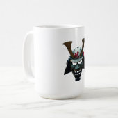 侍の面 コーヒーマグカップ (正面左)
