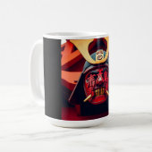 侍の面 コーヒーマグカップ (正面左)