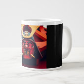 侍の面 ジャンボコーヒーマグカップ (正面右)