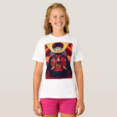 侍の面 Tシャツ (正面フル)