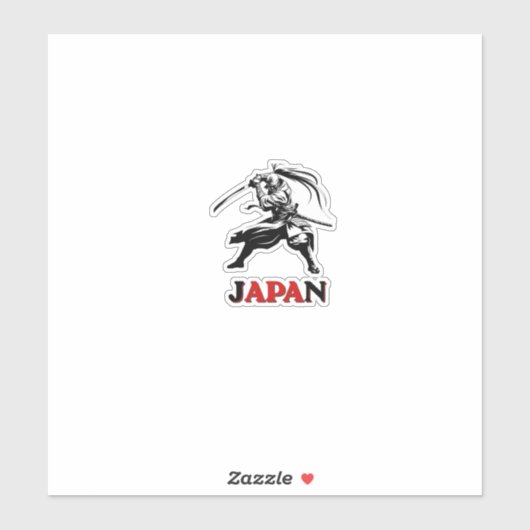 侍サッカー精神 日本代表 ファンTシャツ シール (シート)