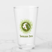 侍ジャック、グラフィックを飛び出す タンブラーグラス (正面)
