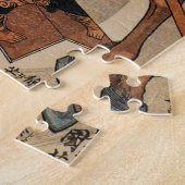 侍ヴィンテージ浮世絵 ジグソーパズル (側面)