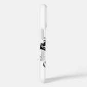 侍兎ブラックインク戦士ウサギ Case-Mate iPhoneケース (裏面 / 右)