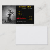 侍写真名刺 名刺 (正面/裏面)