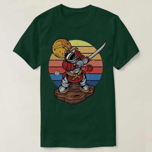 侍宇宙飛行士 Tシャツ (デザイン正面)