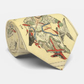 侍日本の士写実北斎 ネクタイ (ロール)