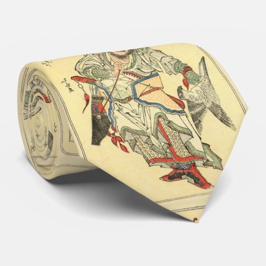 侍日本の士写実北斎 ネクタイ (ロール)