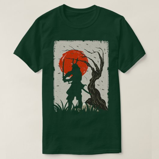 侍日本の士日本剣士(2) Tシャツ (デザイン正面)