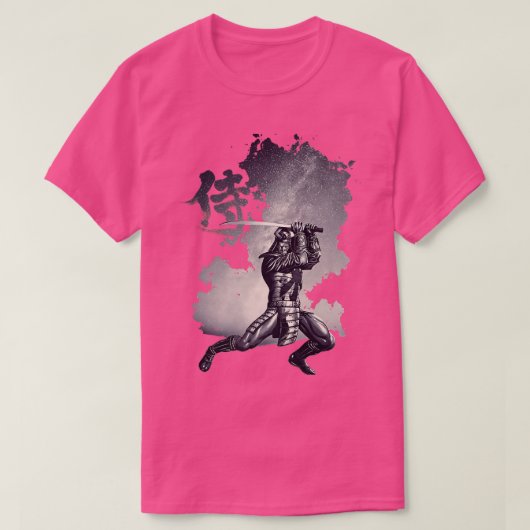 侍日本の士武士道刀レ Tシャツ (デザイン正面)