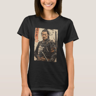 侍日本の士浮世絵武士 Tシャツ