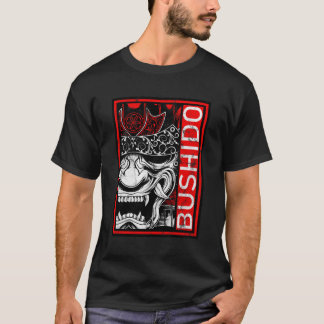 侍日本の武士道鬼 Tシャツ