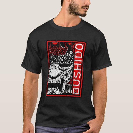 侍日本の武士道鬼 Tシャツ (正面)