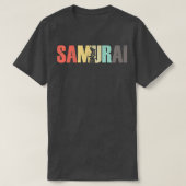 侍日本の武者侍 Tシャツ (デザイン正面)