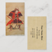 侍日本の 名刺 (正面/裏面)