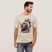侍猫の酒パーティー  Tシャツ (正面フル)