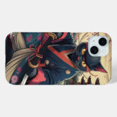 侍猫着物katanacat日本刀 Case-Mate iPhoneケース (裏面 (横))
