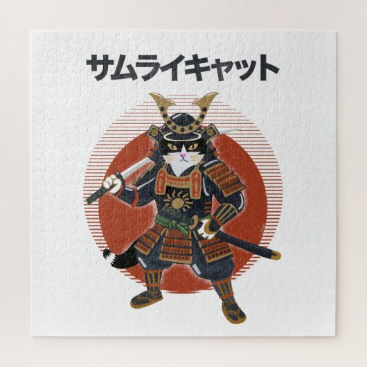 侍猫 ジグソーパズル (縦)